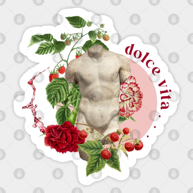 Dolce vita | collage Sticker by ZadloCreates